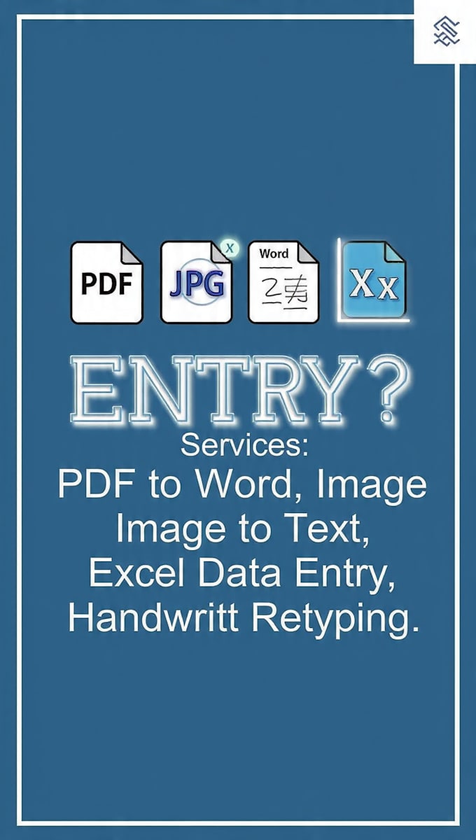 do data entry typing and retyping