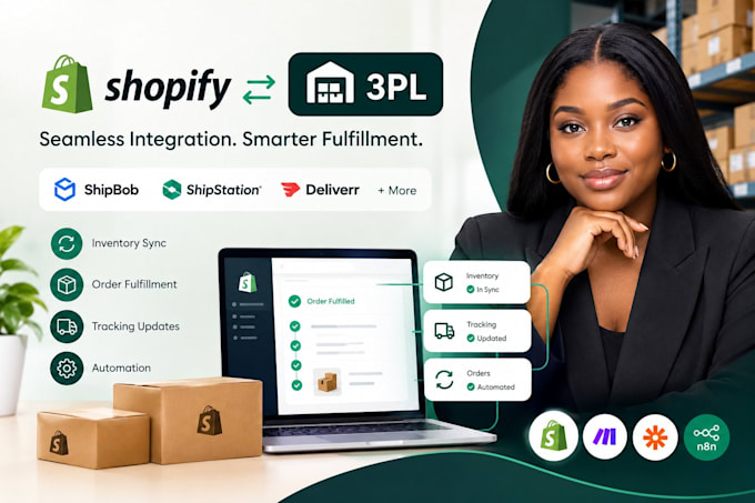 automate shopify 3pl integration, order fulfillment and inventory sync