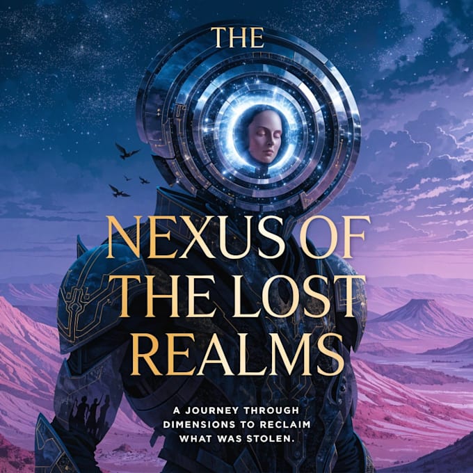 do design a professional sci fi fantasy cover for your book
