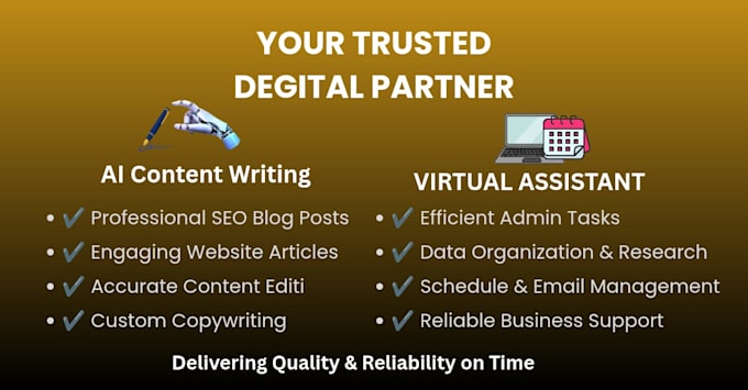 do ai content writing virtual assistant tasks