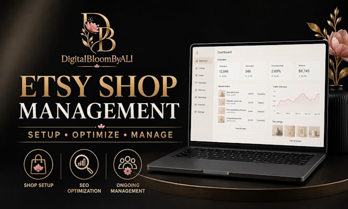 setup optimize and manage your etsy shop