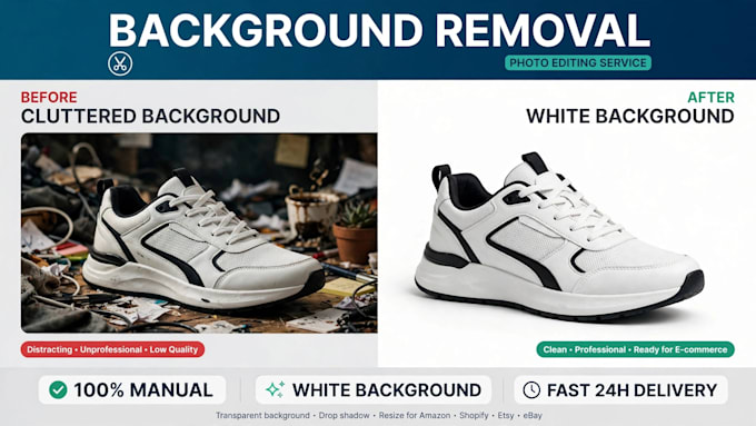 remove background from images and make them HD