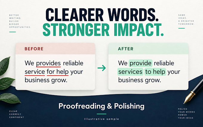 proofread and polish your chinese or english content