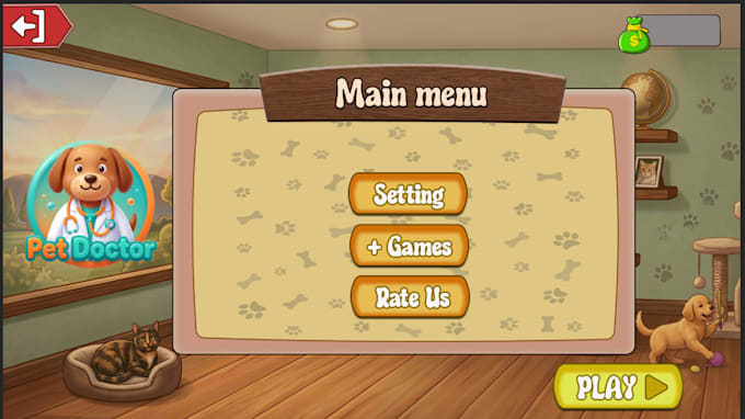 design a professional game UI for your game