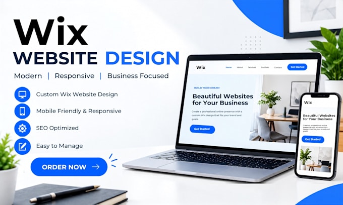 design a professional wix website