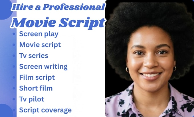 screenplay movie script screenwriting scriptwriting tv pilot tv series tv show