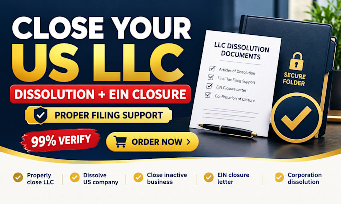 dissolve your US llc or corporation and close your ein