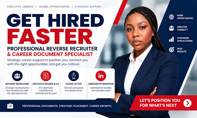 be your reverse recruiter with your application documents