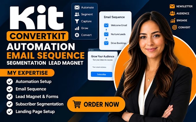 setup convertkit email automation kit segmentation email sequence kit lead setup