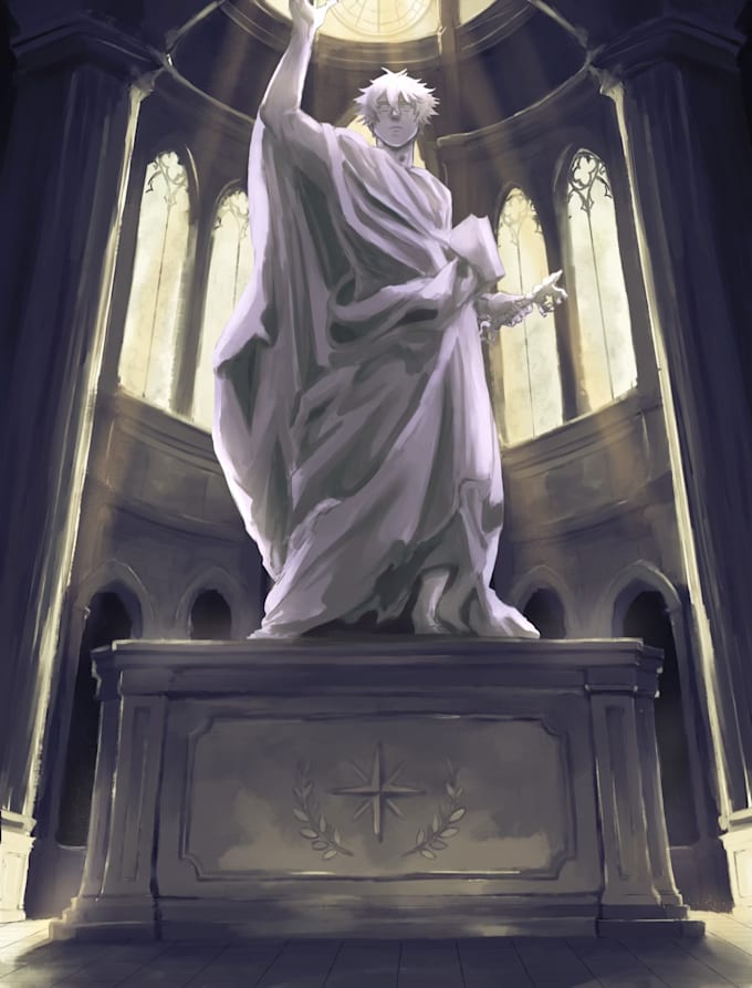 personalised illustrations in semirealistic, anime, oc format