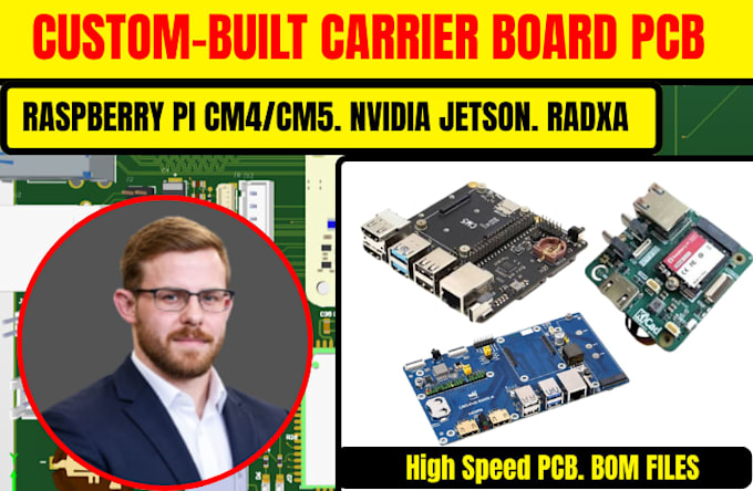 design custom carrier board for nvidia jetson,radxa,raspberry pi hat pcb,cm4 cm5