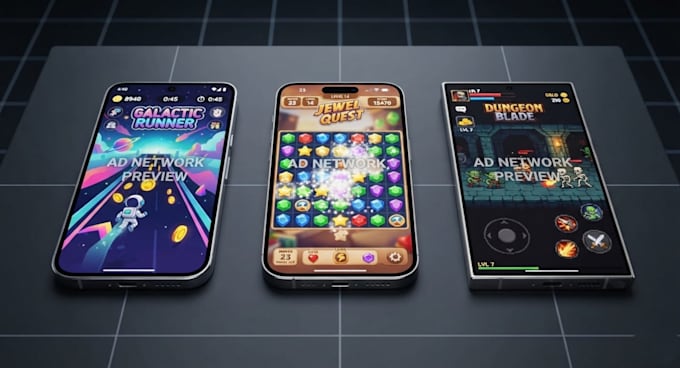 design and develop HTML5 playable ads for mobile games