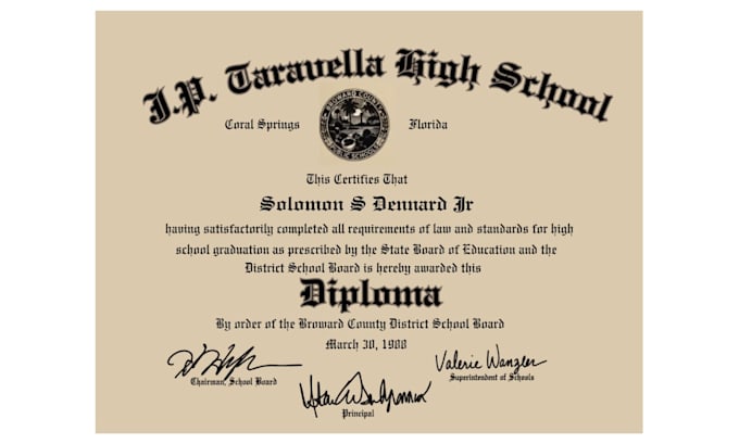 create diploma certificate degree university ged college high school certificate