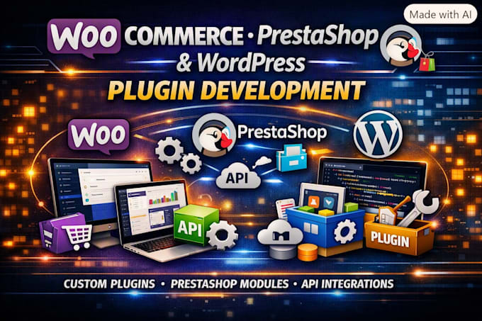 fix or develop prestashop module, woocommerce or wordpress plugins