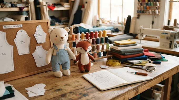 create plush toy designs for manufacturing