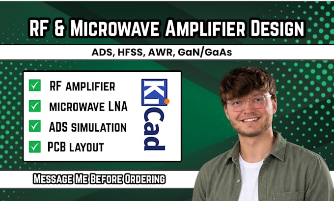 design and simulate custom rf, lna and microwave amplifiers