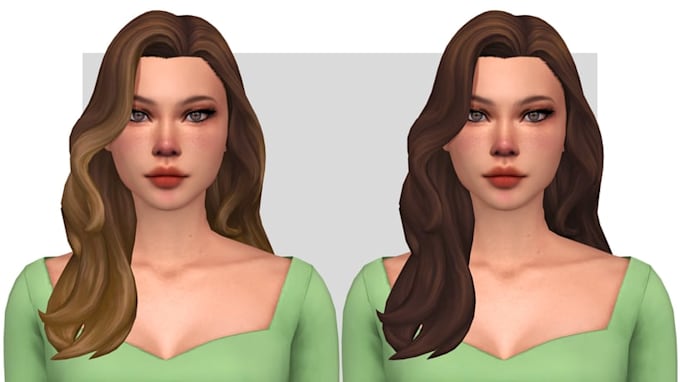 make realistic sim 4 cc base on your game