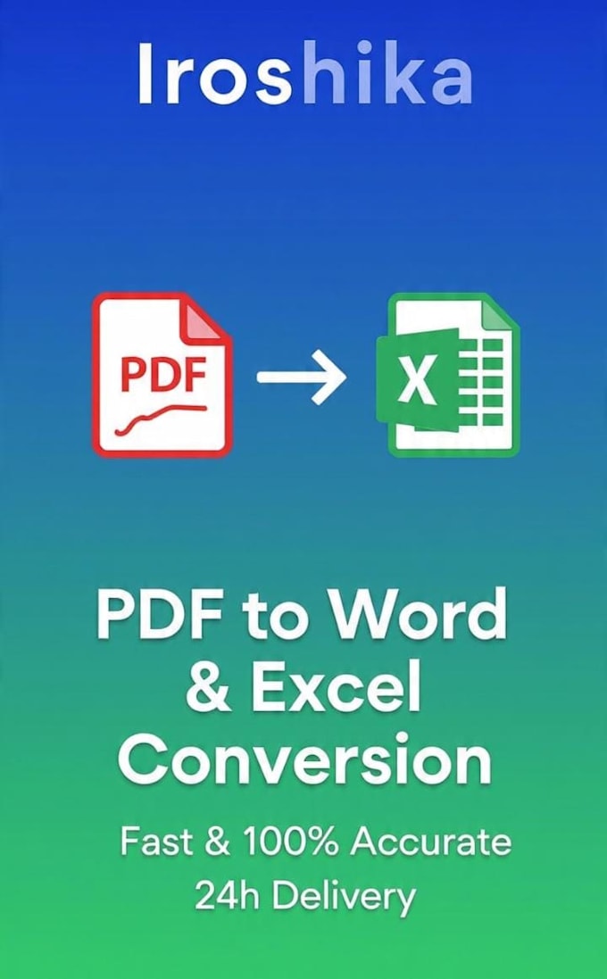 convert and format PDF, word and excel documents
