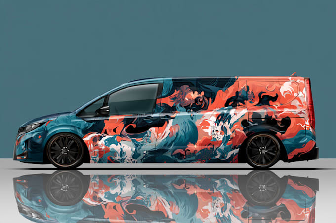 do van wrap design, car wrap ,livery van wrap, vehicle wrap