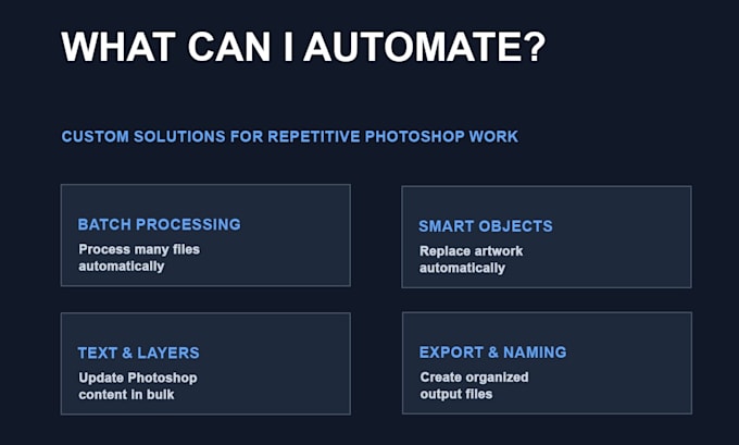 automate your repetitive adobe photoshop workflow