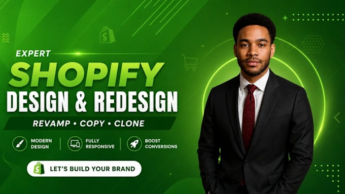 clone, revamp, design, redesign shopify store or build eccommerce store