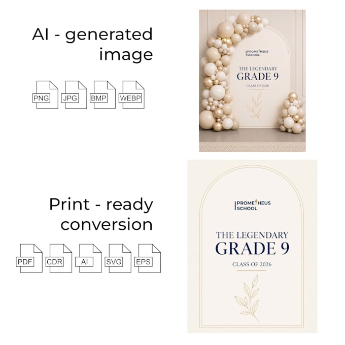 convert any raster image to vector graphics