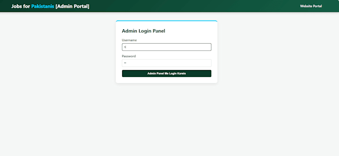 develop a professional PHP mysql job portal website