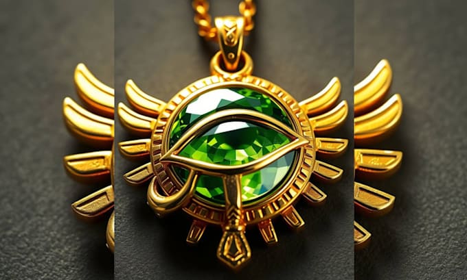 3d jewelry rendering and cad modeling, ring and necklace design