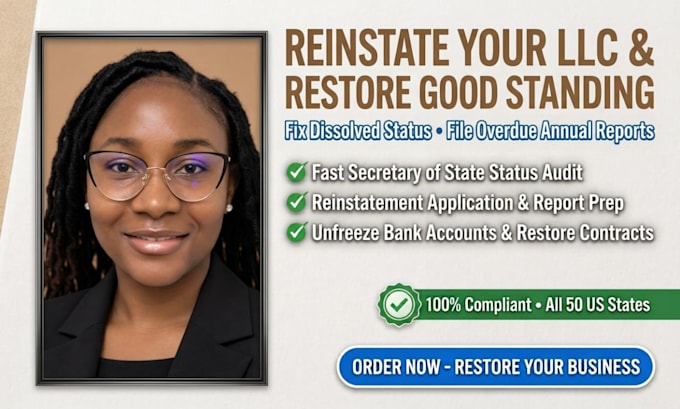 reinstate llc and restore business good standing