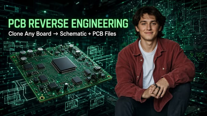 reverse engineer and clone your pcb into schematic and pcb files