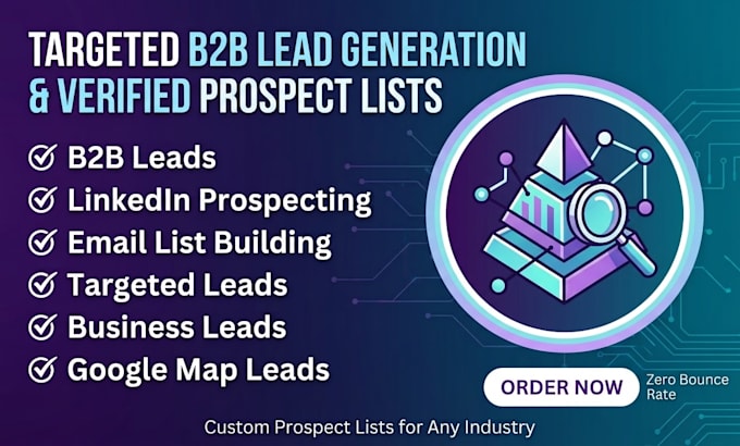 do targeted business lead generation and email list building