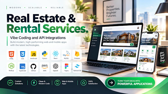 build an ai powered prop tech real estate platform with an interactive chatbot