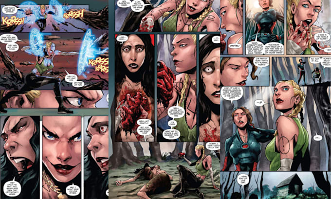 do comic illustration graphic novel comic strip, nsfw comic and comic page