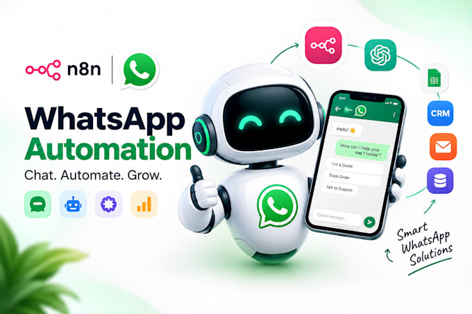 build n8n whatsapp chatbot and ai automation workflow