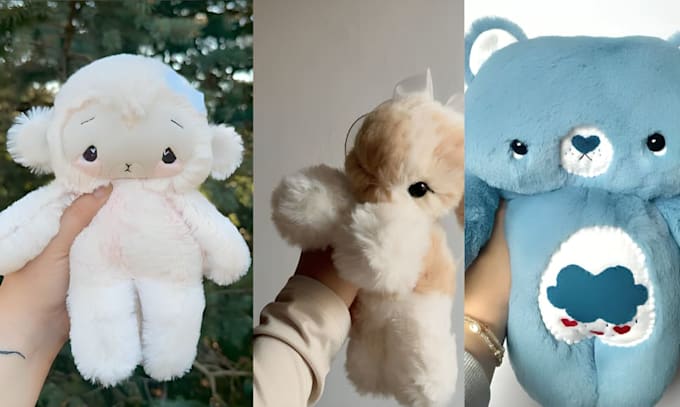 craft soft cuddly custom plush dolls pattern personalized plush toy from concept