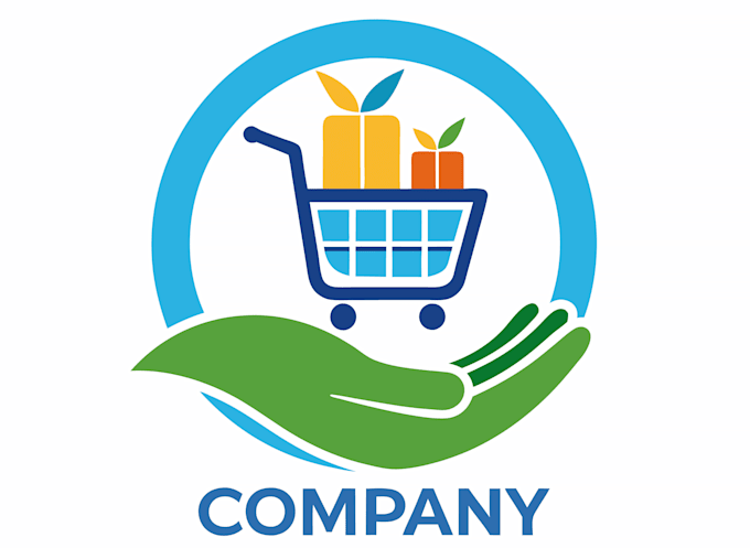 create a professional shopping and retail logo design