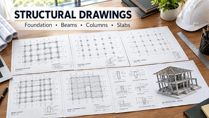 create residential structural drawings, foundation and framing plans