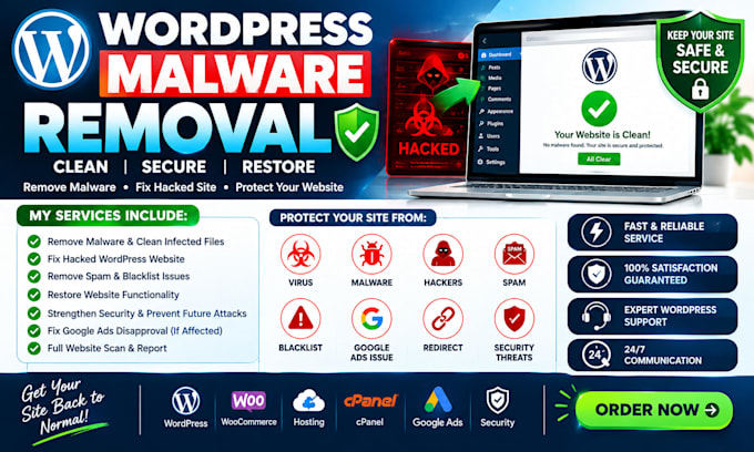do malware removal fix wordpress malware wordpress security remove malware