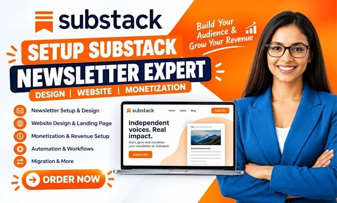 setup substack account design substack newsletter substack manage substack post