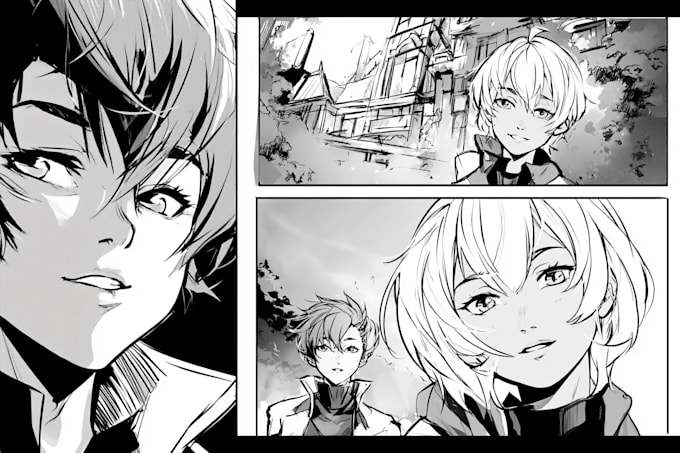 make anime manga comic or webtoon cover art