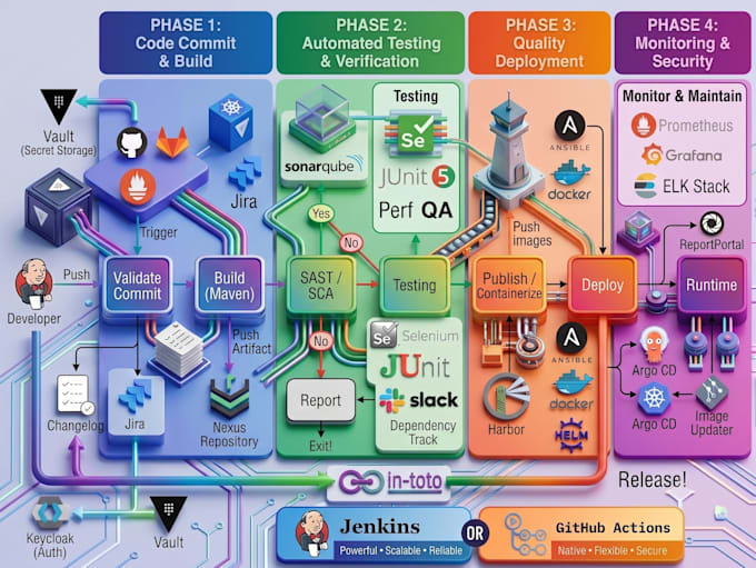 setup secure cicd pipeline and best practices implementation