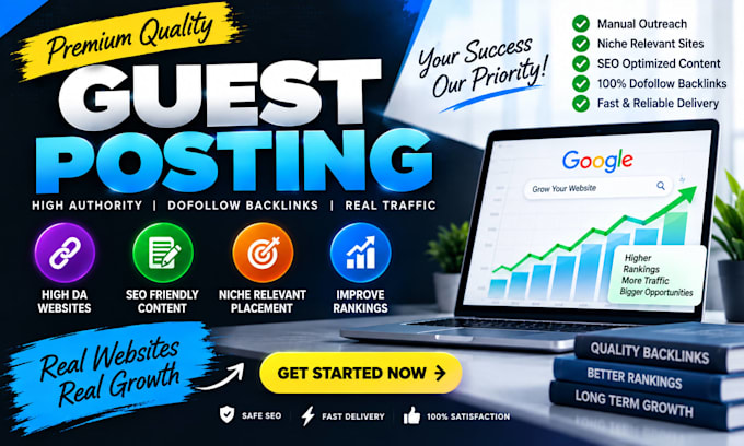 provide high authority guest posting backlinks
