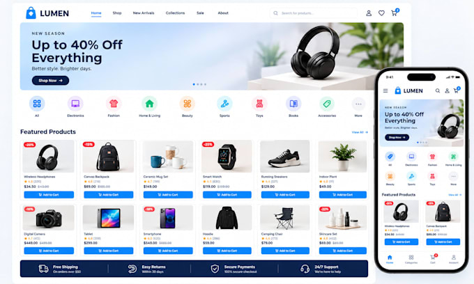 build a custom mern ecommerce website