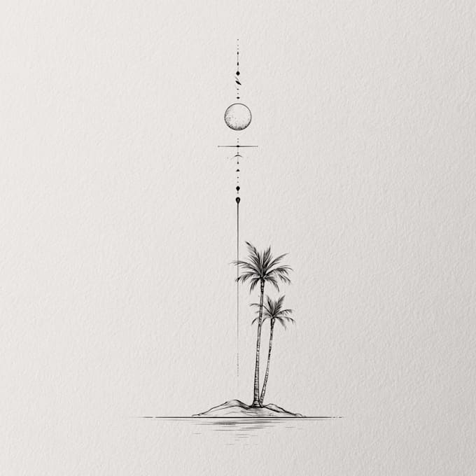 design a minimalist fine line tattoo