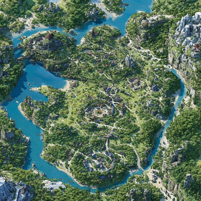 do fantasy map design