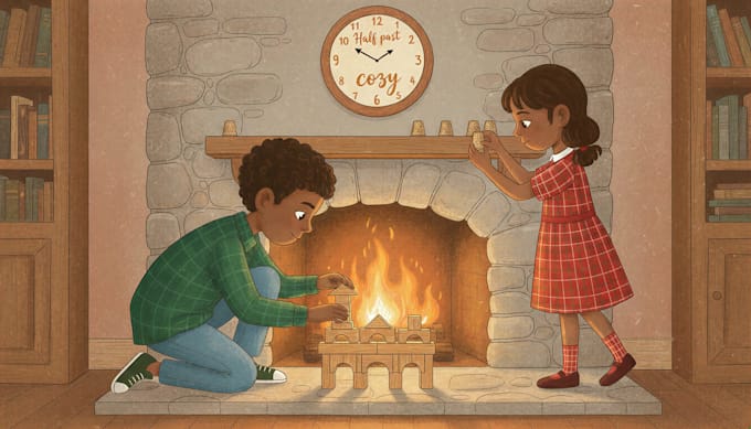 draw children book illustration