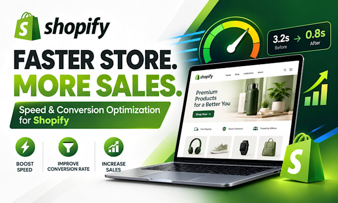 shopify store design shopify website development shopify SEO conversion