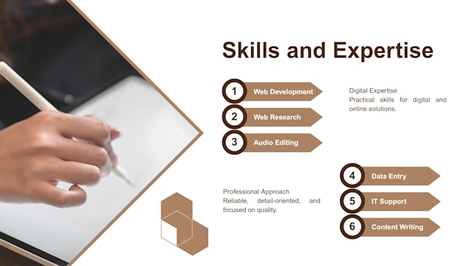 design a professional PDF portfolio