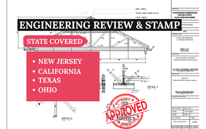 do structural engineer stamp mep for nevada texas washington permit approval