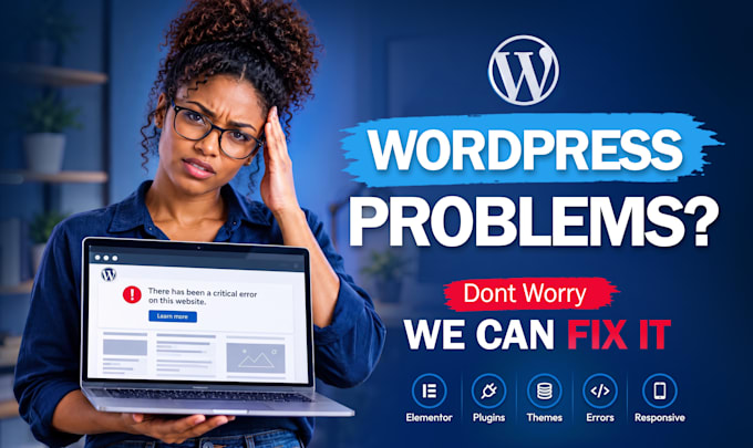 fix wordpress errors, bugs, issues, and website problems